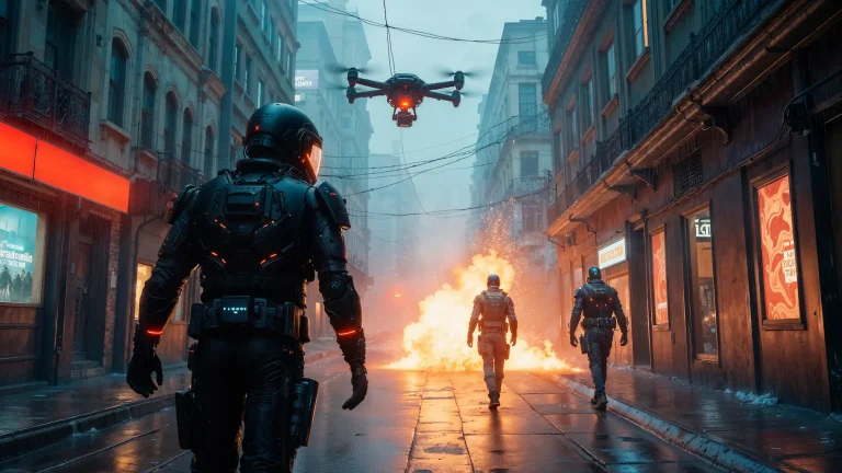 cyberpunk-soldiers-futuristic-city